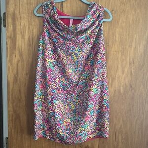 Lilly Pulitzer Silk Nya Reversible Dress Size S